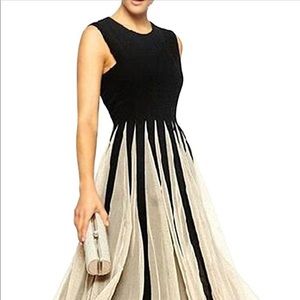 Women’s A-Line Sleeveless Paneled Knee Length Dress